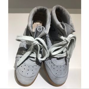 Isabel Marant Etoile Bobby suede wedge sneakers